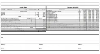 Prestige Palm Court Complete Costing Details